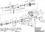 Bosch 0 601 101 017 Ub(J)75B 26 Drill 230 V / Eu Spare Parts